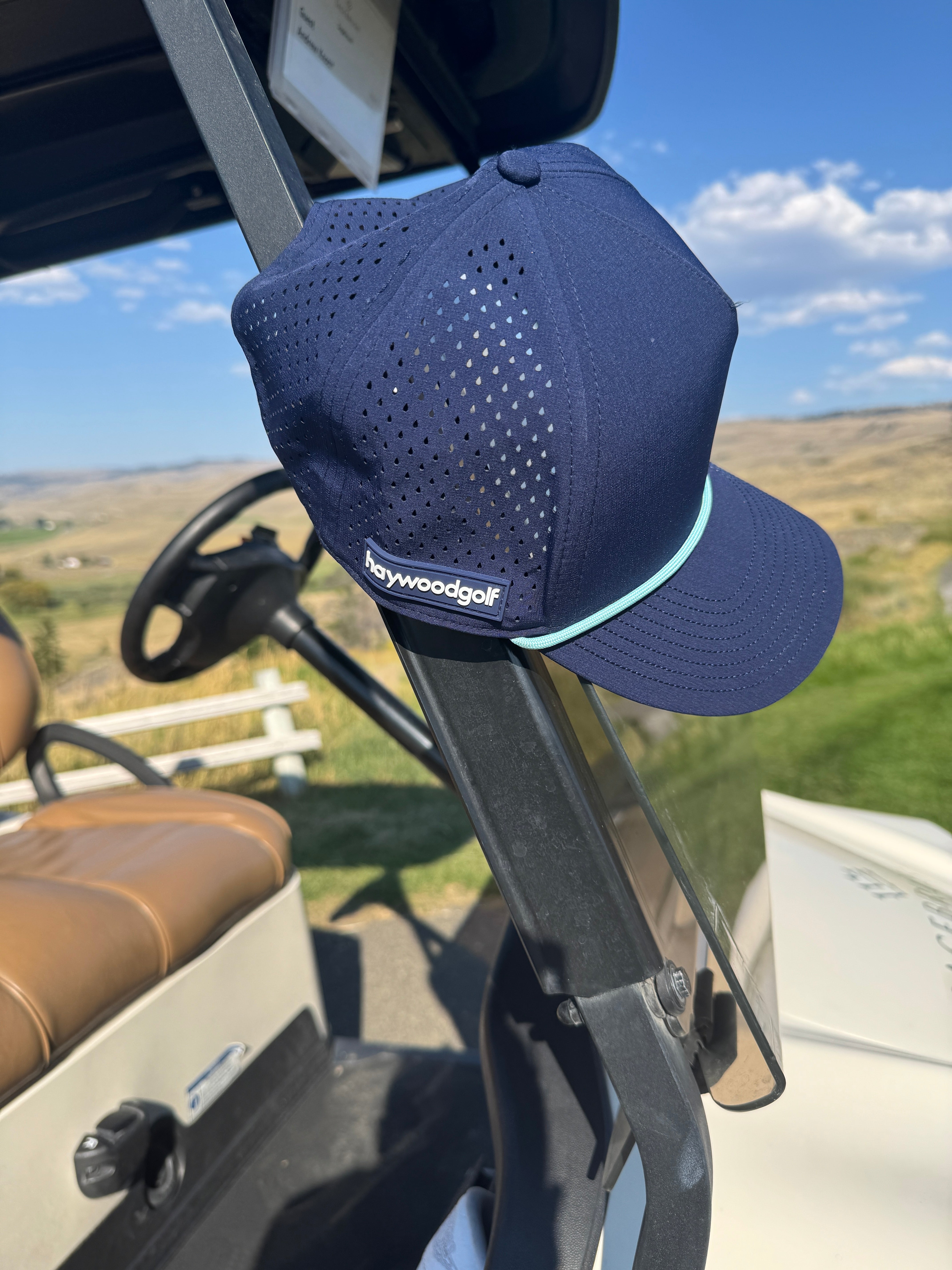 Player using Structured Perforated Rope Hat