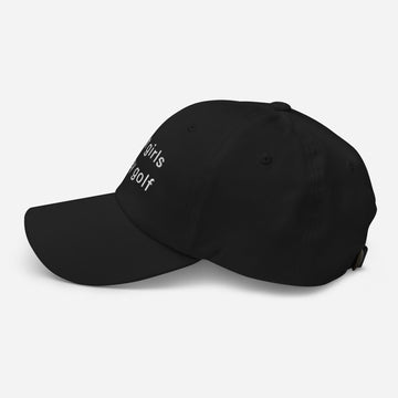 Hot Girl Hat (White Embroidery)
