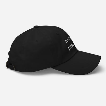 Hot Girl Hat (White Embroidery)