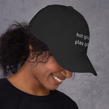 black golf caps