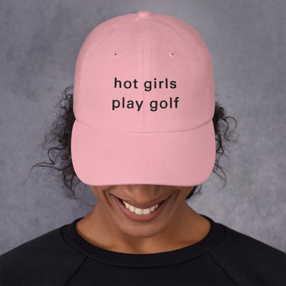 golf pink caps