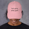 golf pink caps